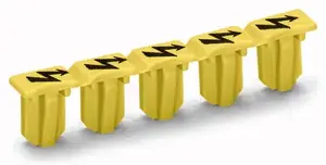 Wago 2002-115 Electronic Connector Cap, Yellow