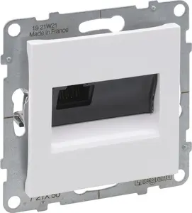 Компьютерная розетка Legrand SUNO RJ45 кат. 5e UTP одинарная, белая