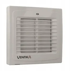 Ventika MATIC D100AAWC Axial Fan 100mm 18W 98m3/h 34dB with Automatic Shutter and Timer