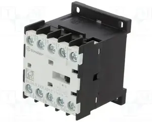Finder 6K.04.9.024.4312 Power Contactor, 4 NO Contacts, 12A 400V AC3, 24V DC Coil