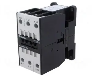 Finder 6K.13.8.024.4350 Power Contactor, 3 NO, 50A, 400V AC3, 24V AC Coil
