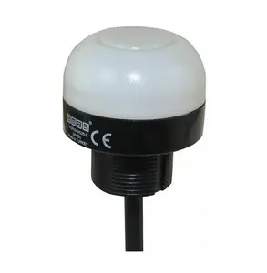 Emas T0-IF3P024MS30-1 LED Signal Tower, 30mm, 24V DC, PLC PNP, Dome Shape, 1m Cable
