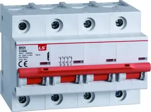 LSiS BKH 3P D125A Miniature Circuit Breaker, 3-Pole, 125A, 10kA, 1.5 Module