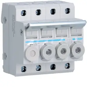 Модульный предохранительный разъединитель Hager L95400 3P+N