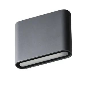 Kanlux GARTO LED EL 8W Outdoor Wall Light, Graphite, IP54