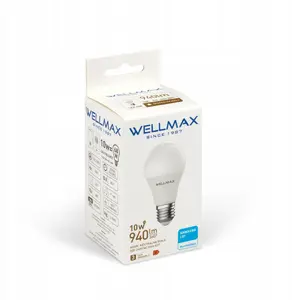 Wellmax LED Bulb 10W E27 940lm 4000K Neutral White SAMSUNG Chip