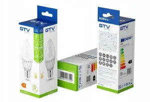 Светодиодная лампа GTV LD-SMDC37-10 E14 C37 Ceramic 10 Вт 1000 лм 3000 К
