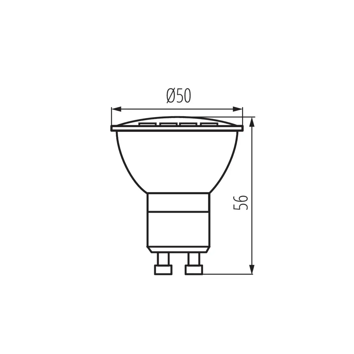 Kanlux TOMIv2 LED spuldze GU10 2.9W 6500K Photo 3