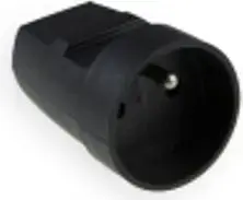 Elgotech G-10-2 Portable Socket with Earthing 16A 250V Black
