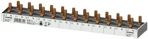 Siemens 5ST3674-0 Pin Busbar 10mm2 1P+N 12-Module for Slim Circuit Breakers