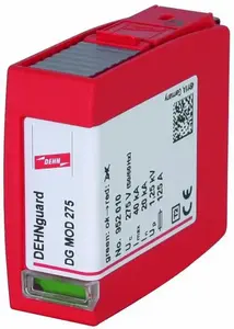 Dehn 952010 Surge Arrester Protection Module Type 2 20kA 1.5kV