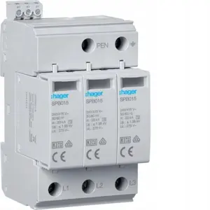 Устройство защиты от перенапряжений Hager SPB315 тип 2 3P 20кА для сетей TN-C