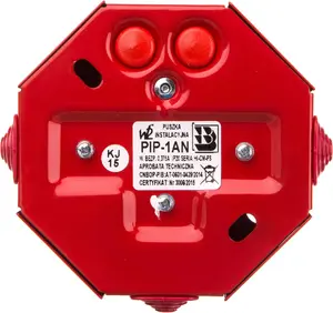 W2 PIP-1AN/0,375A ugunsdroša instalācijas kārba E90 ar 0,375A drošinātāju