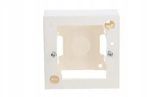 SecurityNET WP45X4523 Surface-Mounted Single Box for 2 Modules, White