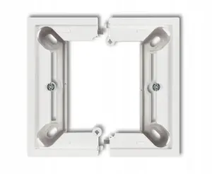 Karlik DECO MINI Single Surface-Mounted Box, Foldable, Matte White
