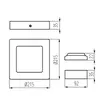 Kanlux KANTI V2 LED griestu gaismeklis 18W Photo 5