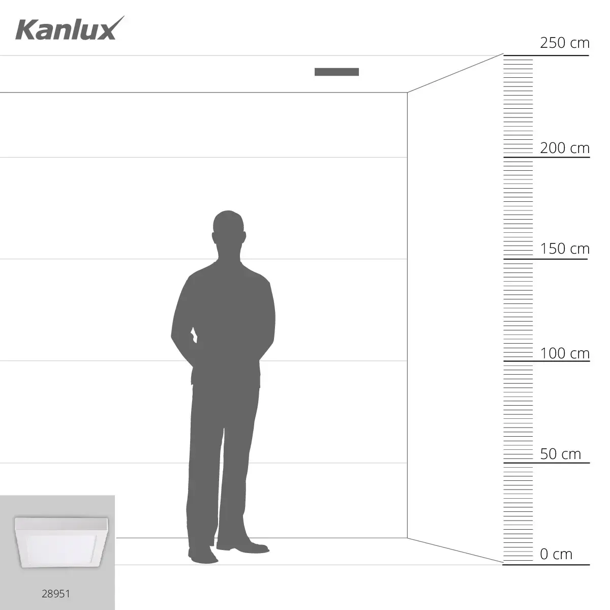 Kanlux KANTI V2 LED griestu gaismeklis 18W Photo 6