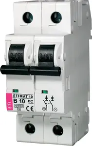 Автоматический выключатель Eti-Polam ETIMAT10 2P 10A B 6kA DC