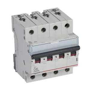Автоматический выключатель Legrand TX3 4P, 40А, тип C