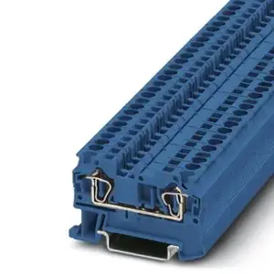 Phoenix Contact ST 4 Feed-Through Terminal Block, 2-Conductor, Blue