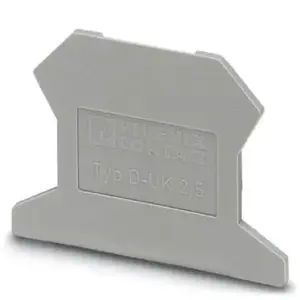 Phoenix Contact D-UK 2.5 Terminal Block Cover, Grey
