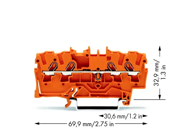 Wago 2001-1402 4-vadu spailes bloks Photo 2