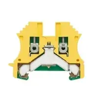 Weidmüller 1010000000 Terminal Block, Green and Yellow