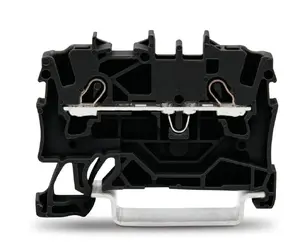 Wago 2001-1205 2-vadu caurejošā spailes bloks, 1.5 mm², 800 V, melns