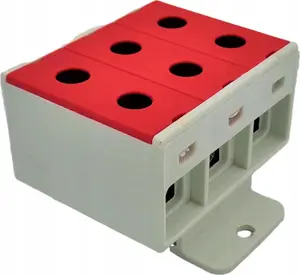 Клеммная колодка Incobex ZGX-3x35 3-полюсная 35мм2 красная