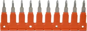ONKA Elektrik ķemmes tipa kopne MRK un OPK 4mm2 10-polu oranža