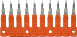 ONKA Elektrik MRK un OPK ķemmes tipa kopne, 1.5mm2, 10 polu, oranža
