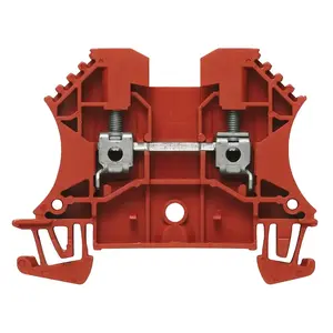Weidmüller 1020040000 WDU 2.5 Terminal Block, 2.5 mm², 24 A, Red