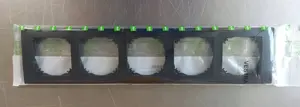 Рамка пятиместная ELEKTROPLAST VESTRA, IP20, черный цвет