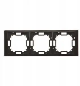 Kontakt-Simon Basic Neos 3-gang frame, IP20, matte black