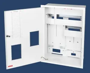 KARWASZ Flush-Mounted Meter Cabinet for 2 Meters, 1 and 3-Phase, 27 Modules, IP30