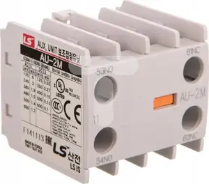 LS AU-2M 2b Front-Mounted Auxiliary Contact Block, 2-Pole