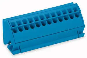 Wago 812-102 Potential Terminal Block 12-Pole Blue