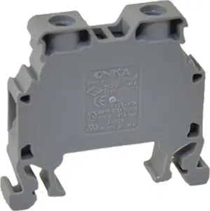 ONKA Elektrik MRK Universal Screw Terminal Block 6mm2 Grey