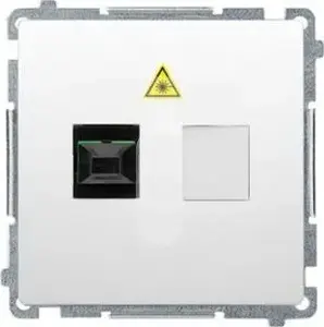 Kontakt-Simon Simon Basic Single Fiber Optic Socket White BMGS1.01/11