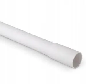 TTPLAST RL-M 18 stingra elektroinstalācijas caurule ar uzmavu PVC 320N 3m
