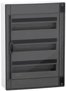 Распределительный щит Schneider Electric PrismaSeT XS накладной 3x18 модулей с прозрачной дверцей IP40 IK09
