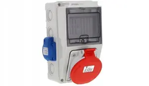 Spamel SB-052505-S0060-54 sadales kārba 5x32A un 2x3x16A, nominālā strāva 32A, IP54