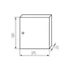 Kanlux KP-DB-I-MS-312 metāla sadales skapis | 3x12 moduļi Photo 7