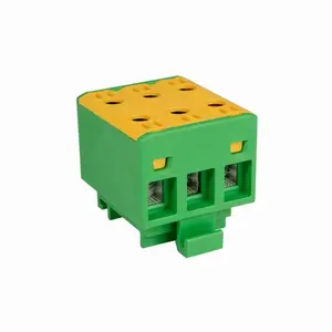 Распределительный блок ELEKTROPLAST WLZ35/3x16/z, 3-полюсный, для проводов AL/CU до 16 мм2, зеленый