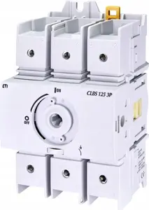 Выключатель-разъединитель Eti-Polam CLBS 125 3P, 125А, 690В AC, монтаж на DIN-рейку