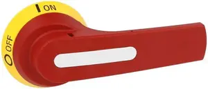 Поворотная рукоятка LOVATO Electric GLX61 для разъединителей с муфтой GL0100-GL315 и GLD, желто-красная