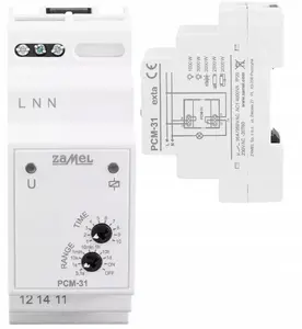 ZAMEL PCM-31 Time Relay, Zero-Crossing, Delayed Switch-On, 230V AC