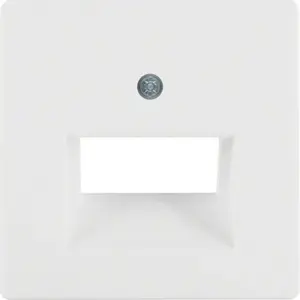 Hager 14096089 Wall Plate for UAE Socket White