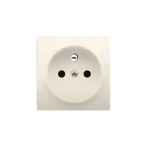 Kontakt-Simon DGZ1ZP/41 Single Socket Outlet Cover with Shutters, White