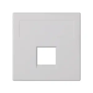 Kontakt-Simon 50000185-030 Wall Plate for RJ-45 Socket, White